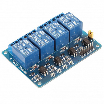 Modulo de Rele Potetor para Arduino 5V – 10A - 4 Reles (HL-54S V1.0)
