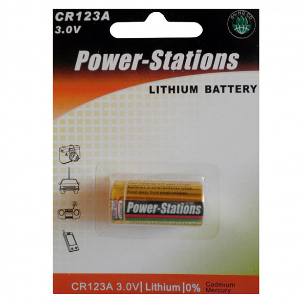 Bateria Lithium CR123A - 3V