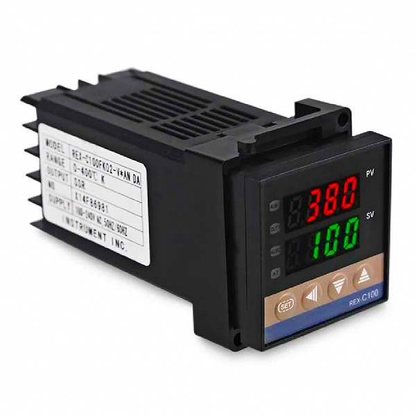 Controlador de Temperatura Termostato Digital REX C100 (48x48mm) - Saída Relé